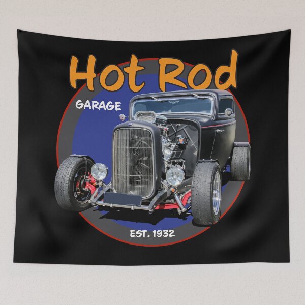 Item preview, Hot Rod Garage designed and sold by Hawley Designs.
