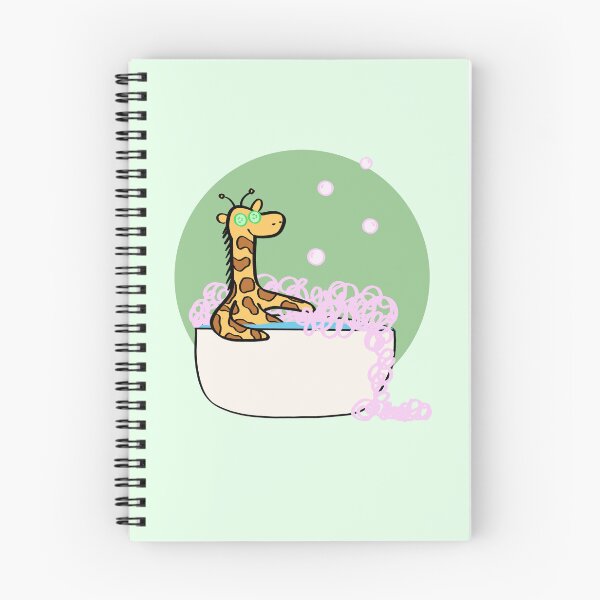Item preview, Giraffe in the Bath designed and sold by Roanasaurus.