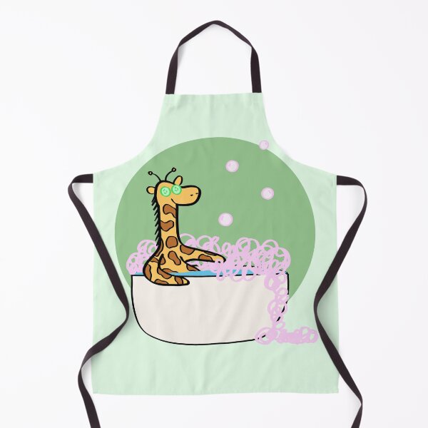 Item preview, Giraffe in the Bath designed and sold by Roanasaurus.