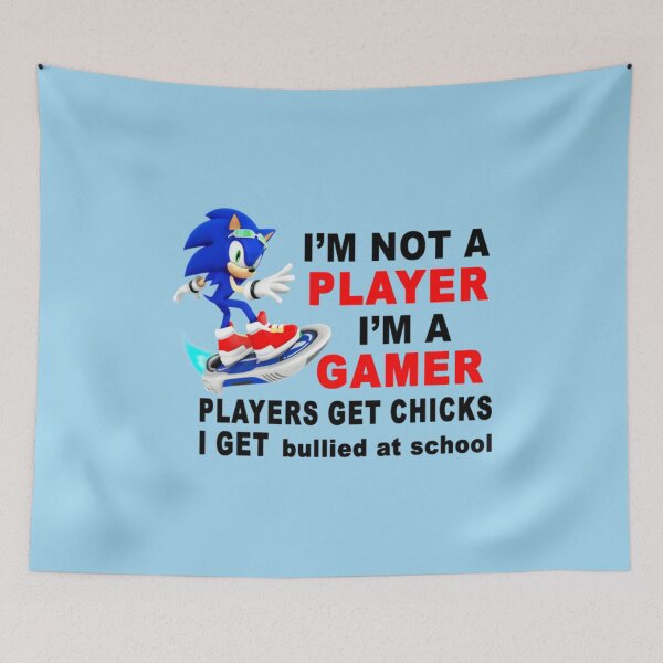 Item preview, I_m Not A Player I_m A Gamer Players Get Chicks I Get Bullied at School designed and sold by SweetlyOdd.