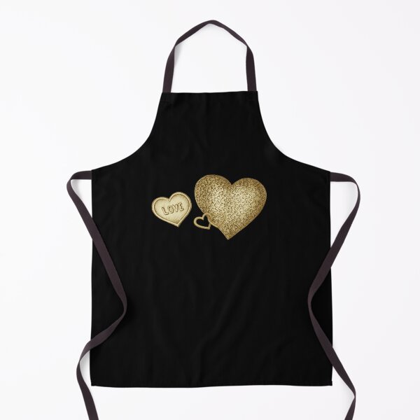 Item preview, Festive Gold Colored Hearts designed and sold by IrinaIkar.