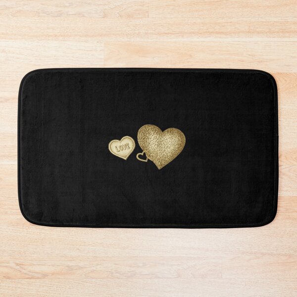 Item preview, Festive Gold Colored Hearts designed and sold by IrinaIkar.
