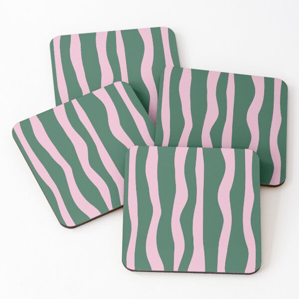 Item preview, Vertical Lines - Pink Green designed and sold by technicolorable_art.