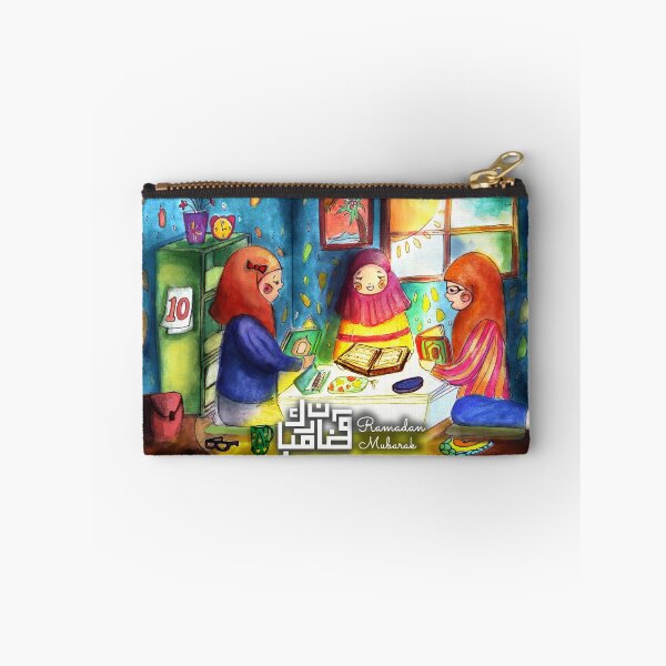 Item preview, Tilawah Koran in Ramadan With Family muslim illustration designed and sold by MMStorage.