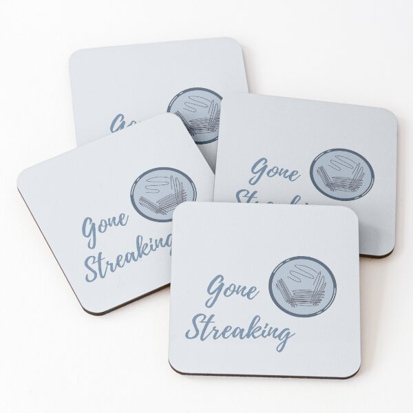 Item preview, Gone Streaking (microbiology) blue designed and sold by Sci-Art-Cafe.