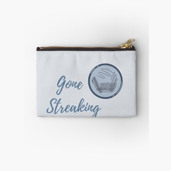 Item preview, Gone Streaking (microbiology) blue designed and sold by Sci-Art-Cafe.