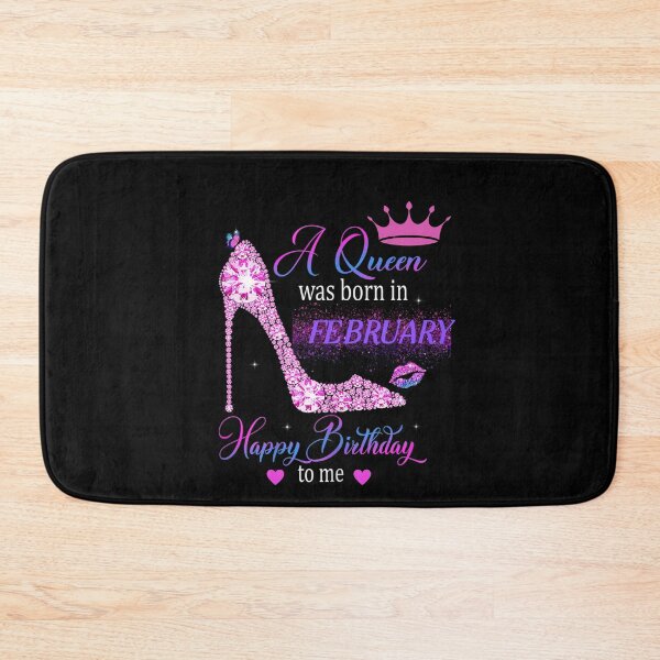 Item preview, Queen Was Born In February Happy Birthday Ladies designed and sold by R&BApparel.