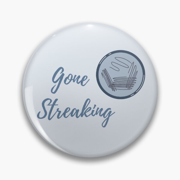Item preview, Gone Streaking (microbiology) blue designed and sold by Sci-Art-Cafe.