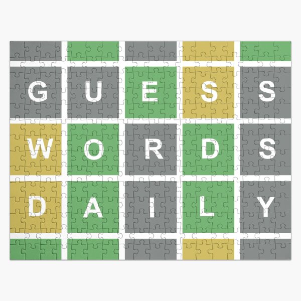 Artikel-Vorschau von Raten Sie Wörter Täglich Wordle, designt und verkauft von CoffeeWires.