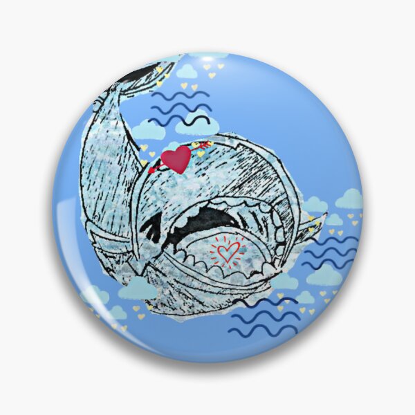 Item preview, Happy Whale  designed and sold by AnimeInkArt.