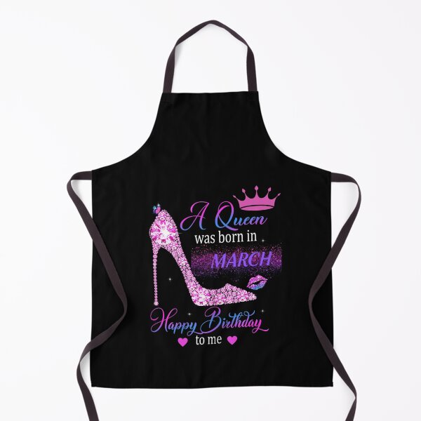 Item preview, Queen Was Born In March Happy Birthday Ladies designed and sold by R&BApparel.