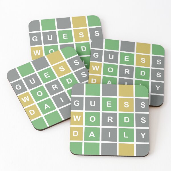 Item preview, Guess Words Daily Wordle designed and sold by CoffeeWires.