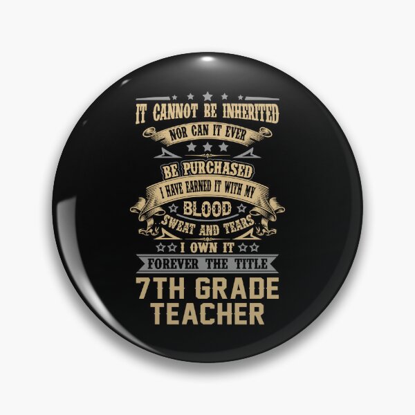 Item preview, 7Th Grade Teacher T Shirt - Forever The Title Job Gift Item Tee designed and sold by celiagomez456.