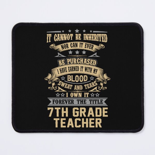 Item preview, 7Th Grade Teacher T Shirt - Forever The Title Job Gift Item Tee designed and sold by celiagomez456.