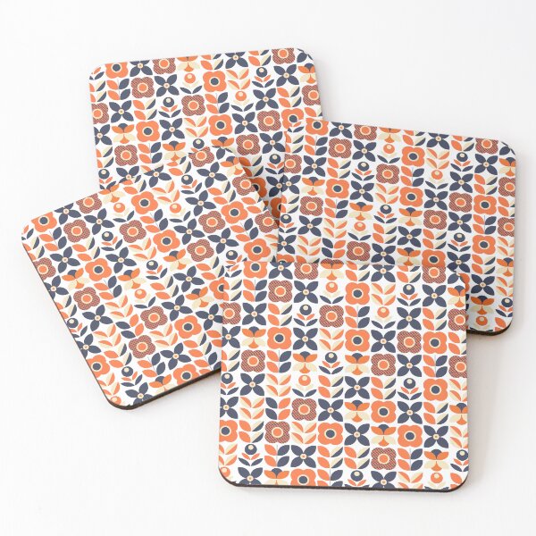 Item preview, Blomma, 1970s Groovy Retro Flower Pattern - Retro Styles designed and sold by BesanoStyle.