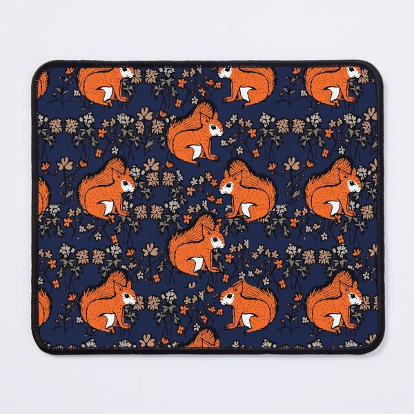 Item preview, Red Squirrel Floral  designed and sold by MobertsonArt.