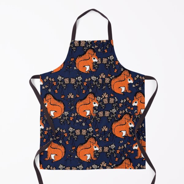 Item preview, Red Squirrel Floral  designed and sold by MobertsonArt.