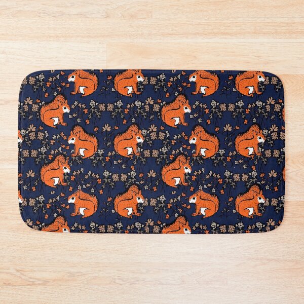 Item preview, Red Squirrel Floral  designed and sold by MobertsonArt.