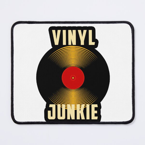 Artikelvorschau, Vinyl-Junkie - Retro-Musikliebhaber - Plattenspieler entworfen und verkauft von CattlettArt.