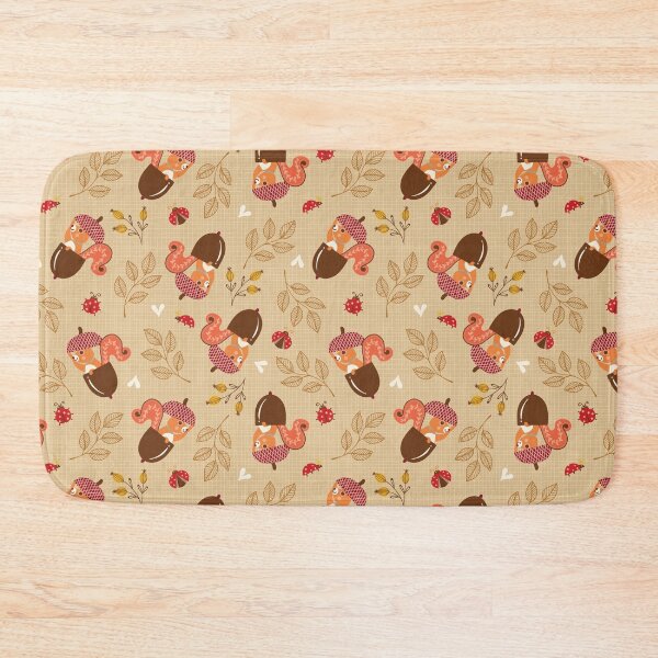 Item preview, Cute Squirrel Autumn Leaves designed and sold by MobertsonArt.