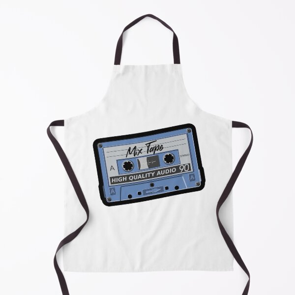 Item preview, Retro Audio Cassette Tape - Blue - Mix Tape- Retro Music designed and sold by CattlettArt.