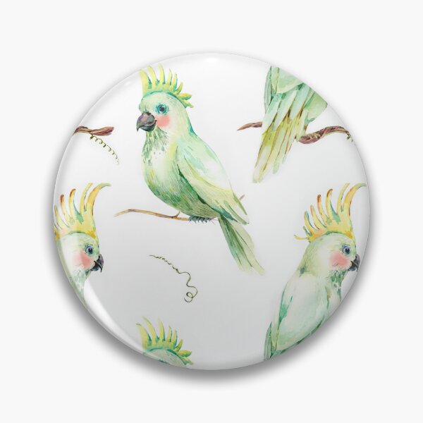 Item preview, Green Parrot Watercolor  designed and sold by MobertsonArt.