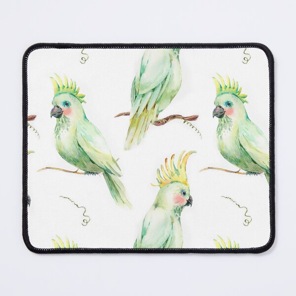 Item preview, Green Parrot Watercolor  designed and sold by MobertsonArt.