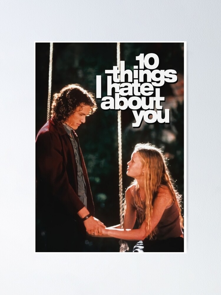 10 Things I Hate About You 90s movie Poster Poster for Sale by