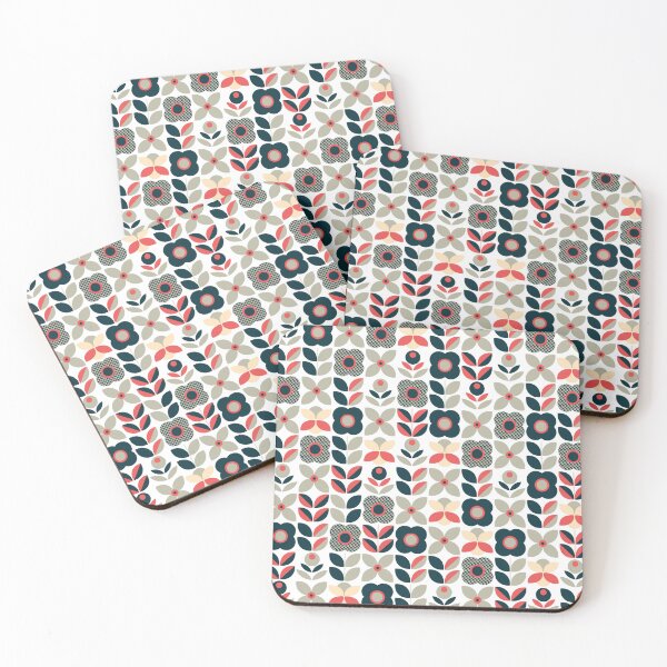 Item preview, Blomma, 1970s Groovy Retro Flower Pattern - Retro Styles designed and sold by BesanoStyle.