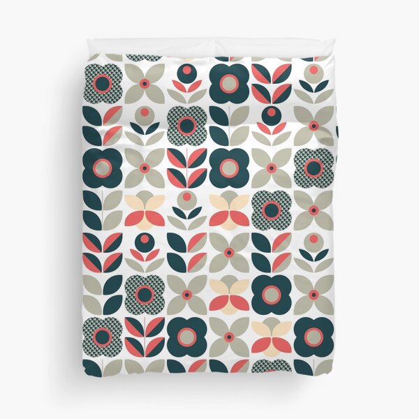 Item preview, Blomma, 1970s Groovy Retro Flower Pattern - Retro Styles designed and sold by BesanoStyle.
