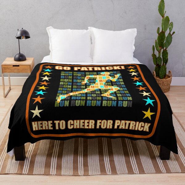 Item preview, Go Patrick Runner Support Fan Here to Cheer Favorite Athlete designed and sold by artfulnotebook.