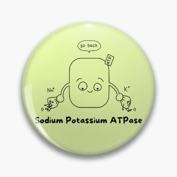Item preview, Sodium Potassium ATPase – Funny Biochem designed and sold by cinsarad.
