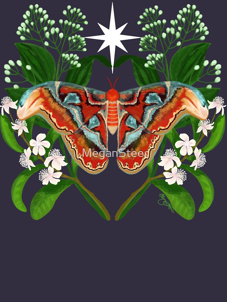 Atlas Moth in the Stars by MeganSteer
