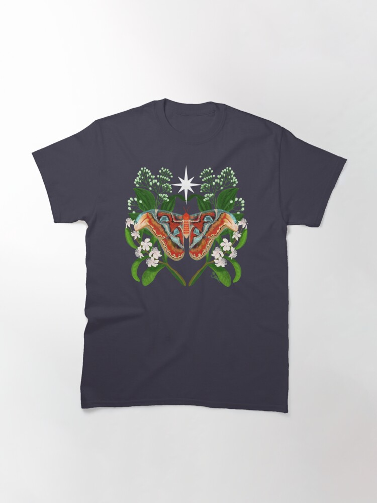 Alternate view of Atlas Moth in the Stars Classic T-Shirt
