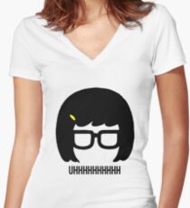 Tina Uhhhhh Women's Fitted V-Neck T-Shirt