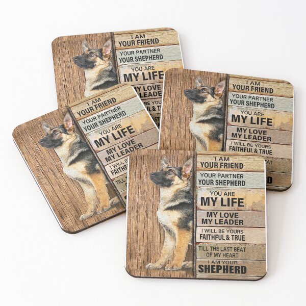 Item preview, Dog I Am Your Friend Your Partner Your Shepherd Matte Canvas Poster designed and sold by Chapman88.