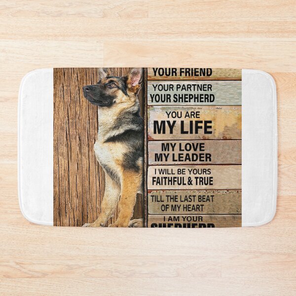 Item preview, Dog I Am Your Friend Your Partner Your Shepherd Matte Canvas Poster designed and sold by Chapman88.