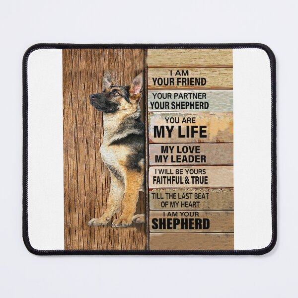 Item preview, Dog I Am Your Friend Your Partner Your Shepherd Matte Canvas Poster designed and sold by Chapman88.