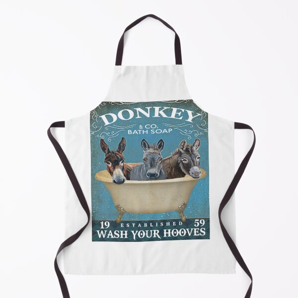 Item preview, Donkey And Co Bath Soap Wash Your Hooves Canvas Poster designed and sold by Chapman88.