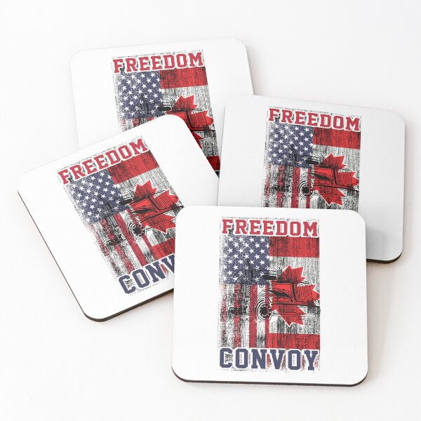 Item preview, American And Canada Flag For Freedom Convoy designed and sold by LeNew.