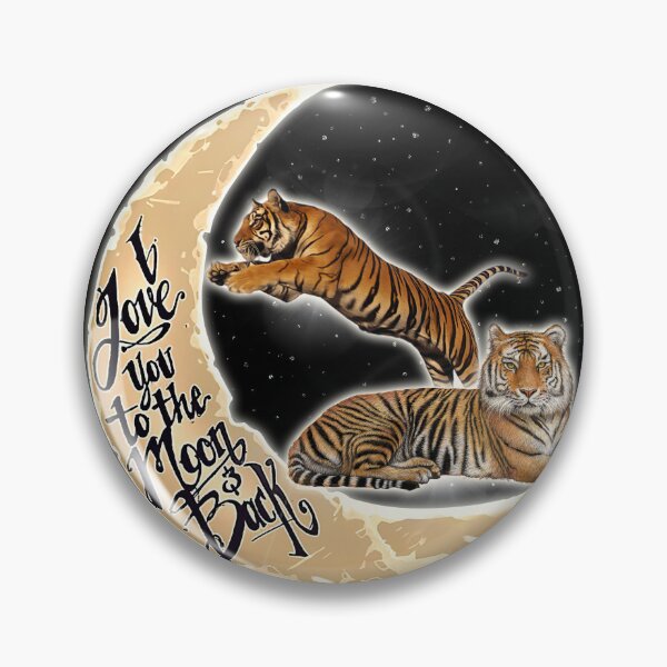 Item preview, Love You To The Moon And Back Tiger designed and sold by VickyCloset.