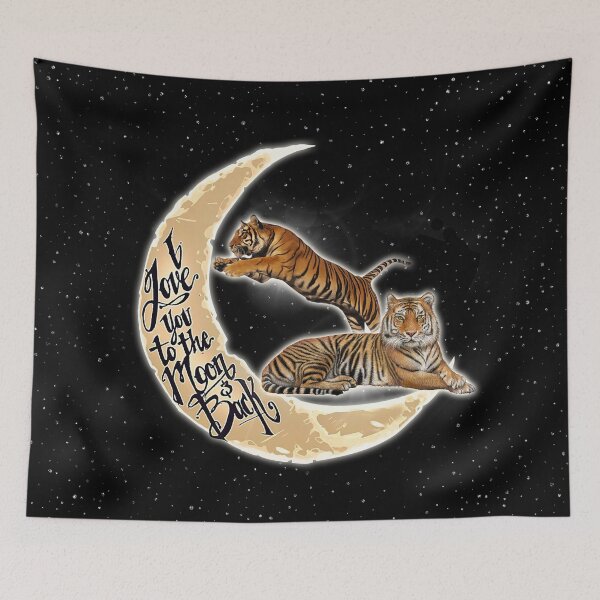 Item preview, Love You To The Moon And Back Tiger designed and sold by VickyCloset.