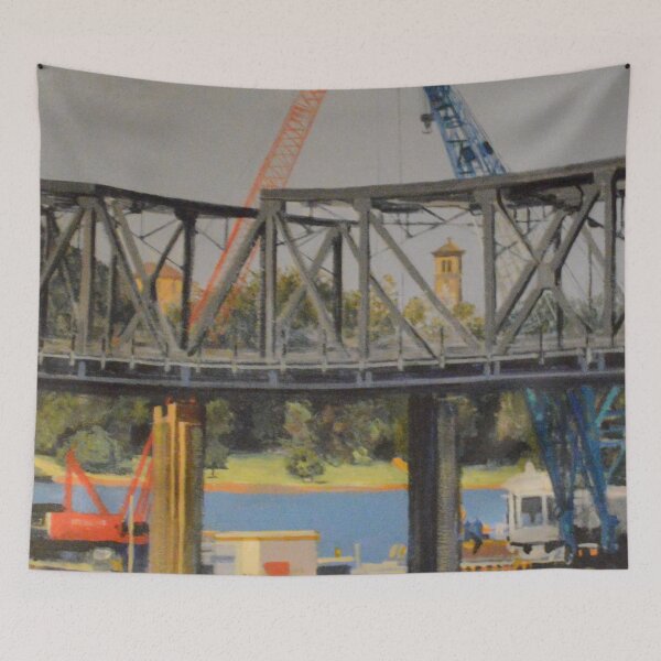 Item preview, Iron Cove Bridge Extension Painting designed and sold by MottoDigging.