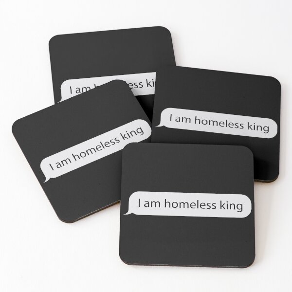 Item preview, Funny Tinder Swindler Stickers, Tinder Swindler Tshirt, I am Homeless King designed and sold by Doolman.
