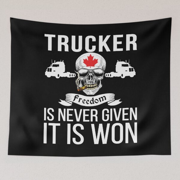 Item preview, Freedom Is Never Given It Is Won Canada - Truckers Convoy designed and sold by LeNew.