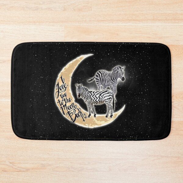 Item preview, Love You To The Moon And Back Zebra designed and sold by VickyCloset.