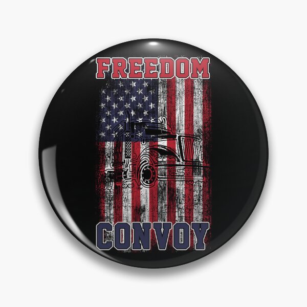 Item preview, American Flag For Freedom Convoy designed and sold by LeNew.