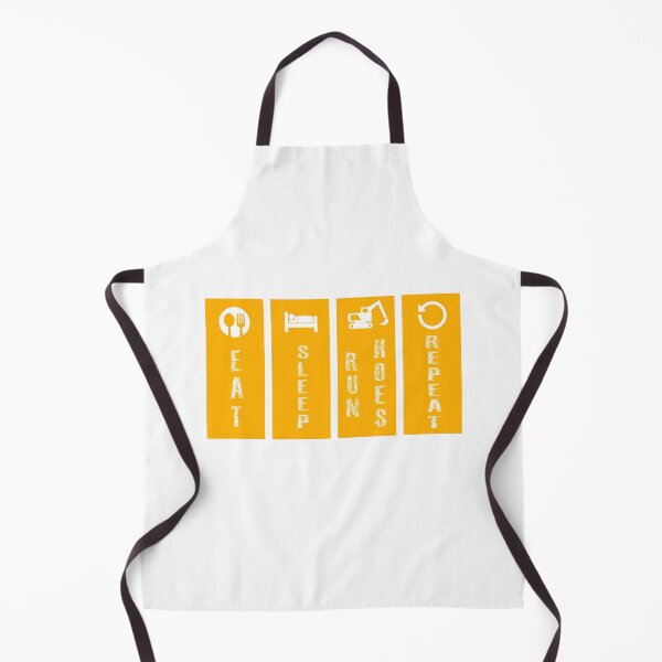 Item preview, Eat Sleep Run Hoes Design for a Trucker Backhoe Loader designed and sold by sebastian3210.