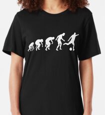 Evolution of a Soccer Player Slim Fit T-Shirt