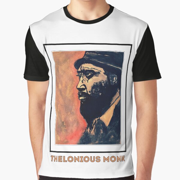 Thelonious Monk - "Harmonic Portraits" Art Series by Hristo Vitchev Graphic T-Shirt